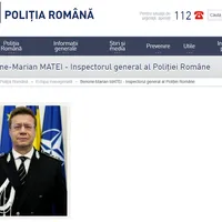Șeful Poliției Române nu are nici CV-ul și nici declarația de avere publicate pe site-ul oficial Foto: politiaromana.ro