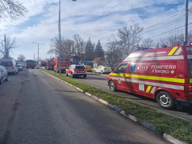 FOTO Incendiu la un spital din România. A fost activat Planul Roșu de intervenție - Foto: ISU Călărași