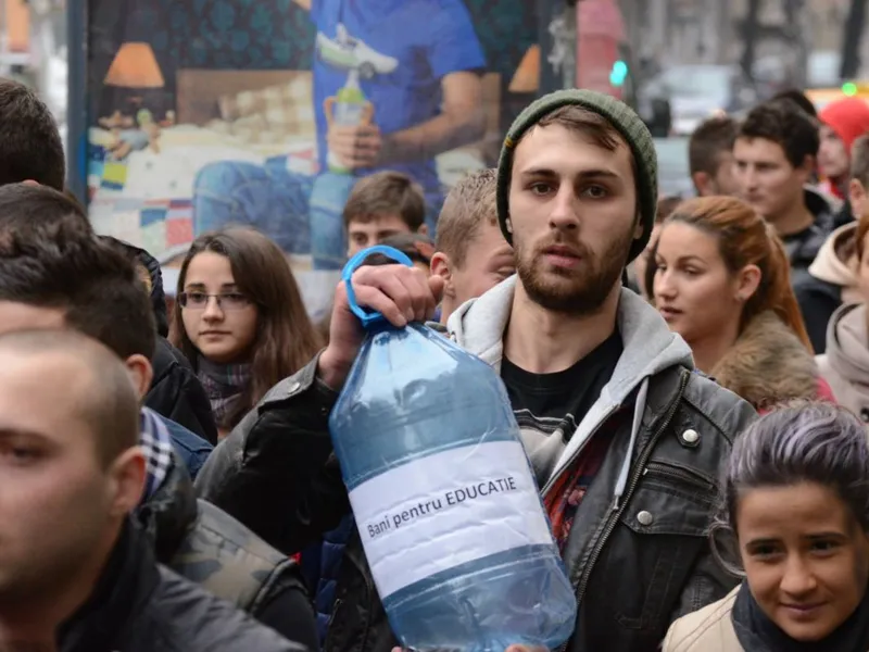 Studenţii sportivi intră în grevă - Foto: Facebook/Liga Studentilor si Absolventilor din UNEFS