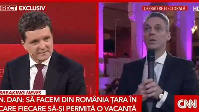 Nicușor Dan, în dezbaterea de la Antena 3 CNN: „Tot timpul Simion a fost cel care a pus paie pe foc” - FOTO: Captura video (imagine cu rol ilustrativ)