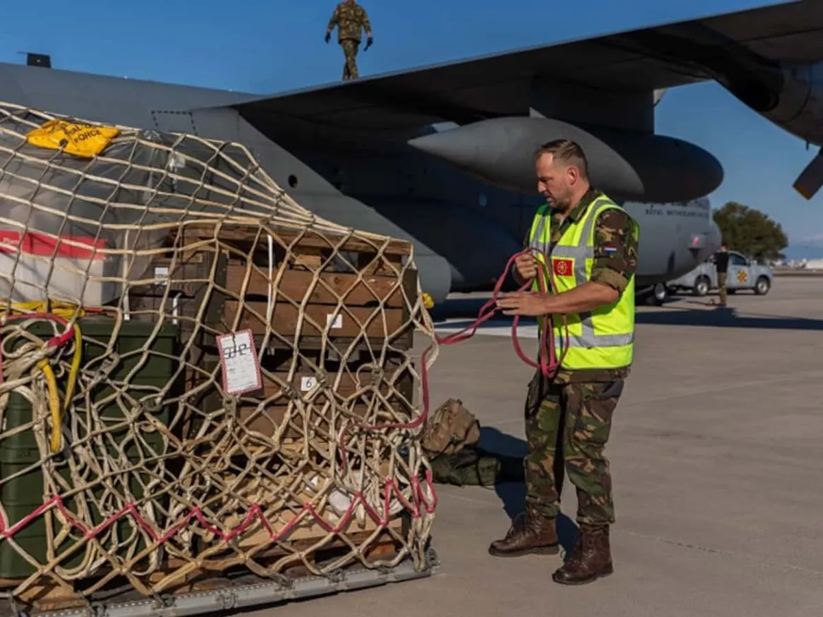România devine al doilea centru de transport arme pentru Ucraina - Foto.  Ministry of Defense of the Netherlands (imagine cu rol ilustrativ)