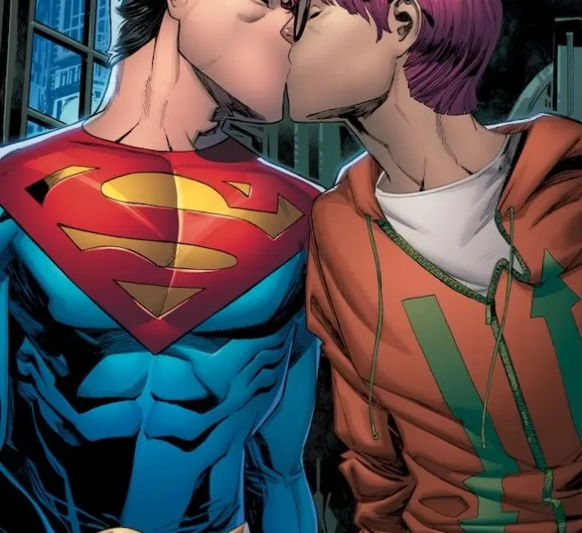 Superman devine bisexual în noua serie de benzi desenate „Superman: Son of Kal-El”. / Foto: pride.com