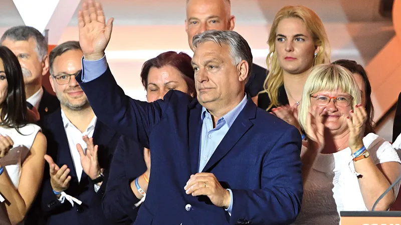 Cu un scor de circa 44%, FIDESZ, partidul lui Viktor Orban, atinge minimul istoric din ultimul deceniu și jumătate în care s-a aflat la putere - Foto: Profimedia Images
