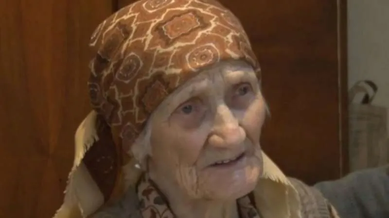 A murit cea mai bătrână femeie din România. Viorica avea 108 ani și a fost învățătoare Foto: captură video