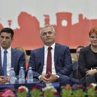Europarlamentarul PSD Claudiu Manda alături de Liviu Dragnea și Olguța Vasilescu Foto: Facebook
