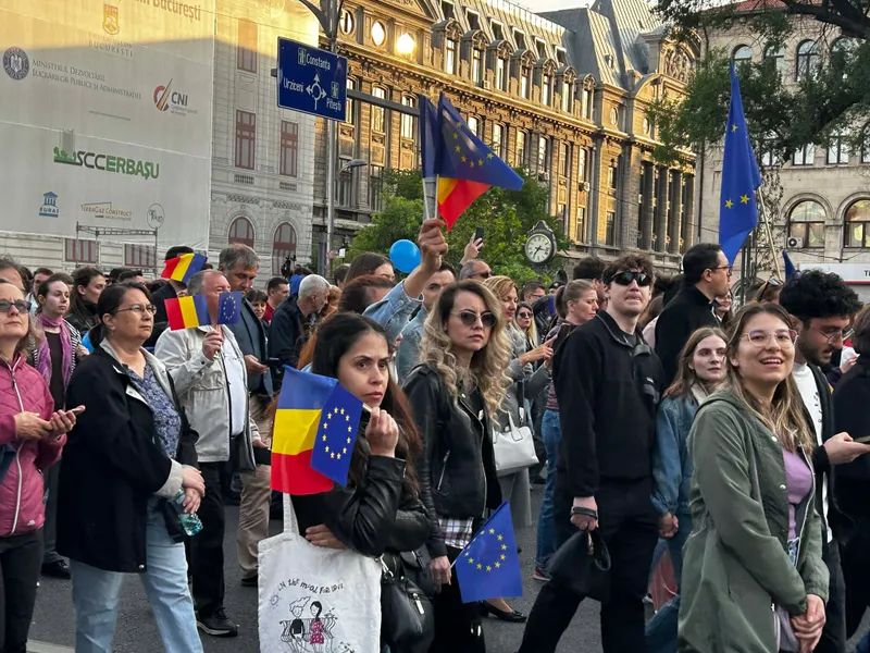 Marșuri pro-europene în Iași, Cluj, Timișoara, Arad și Botoșani. „România vrea în Europa” - FOTO: Newsweek (imagine cu rol ilustrativ)