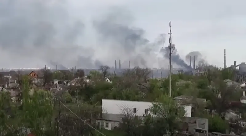 Lupte violente la Azovstal/ FOTO: captură video