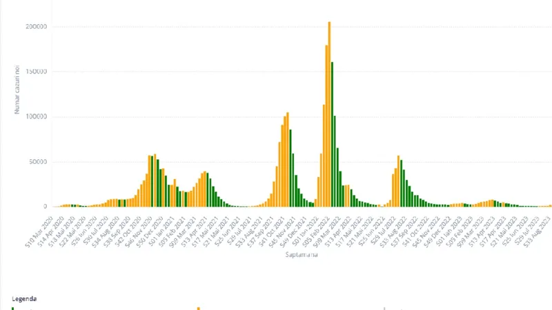 Valurile de Covid de la începutul pandemiei Foto: graphs.ro