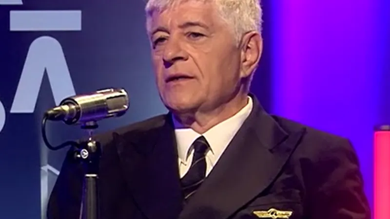 Cezar Osiceanu, pilot comandant la TAROM Foto: Digi24