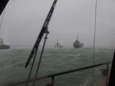 Alertă de furtună în Portul Constanța FOTO: ANR