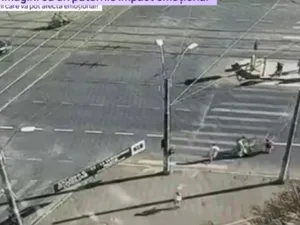 VIDEO Tânăr cercetat pentru ucidere din culpă, după ce a lovit cu trotineta o femeie pe o trecere din București. Momentul accidentului