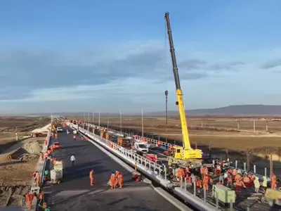 Autostrada Focșani - Adjud - Foto: captură video