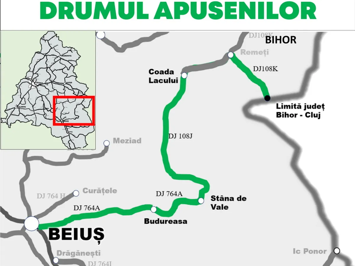 Transfăgărășanul are concurență. A fost deschis un nou drum spectaculos în România. Are 81 km - Foto: ebihoreanul.ro