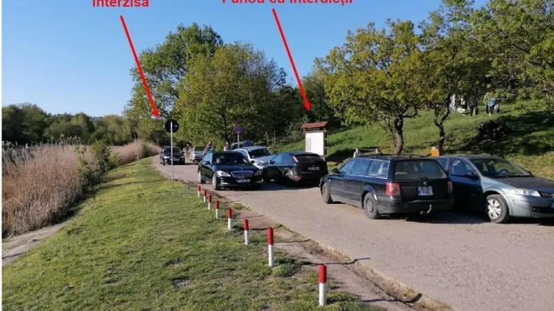 Fără maşini în Gradina Botanică. Problema trebuie rezolvată urgent/FOTO: ziaruldeiasi.ro
