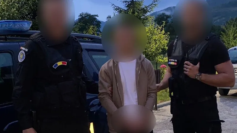 Călăuza grupului de uraineni a fost arestat - Foto: Poliţia de Frontieră Sighetu Marmației