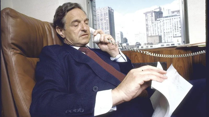 Din biroul său  din Manhattan, miliardarul a orchestrat, în 1992, atacul asupra lirei sterline, ce i-a adus un profit de 1,5 miliarde de dolari - Foto: Gulliver/ Getty Images