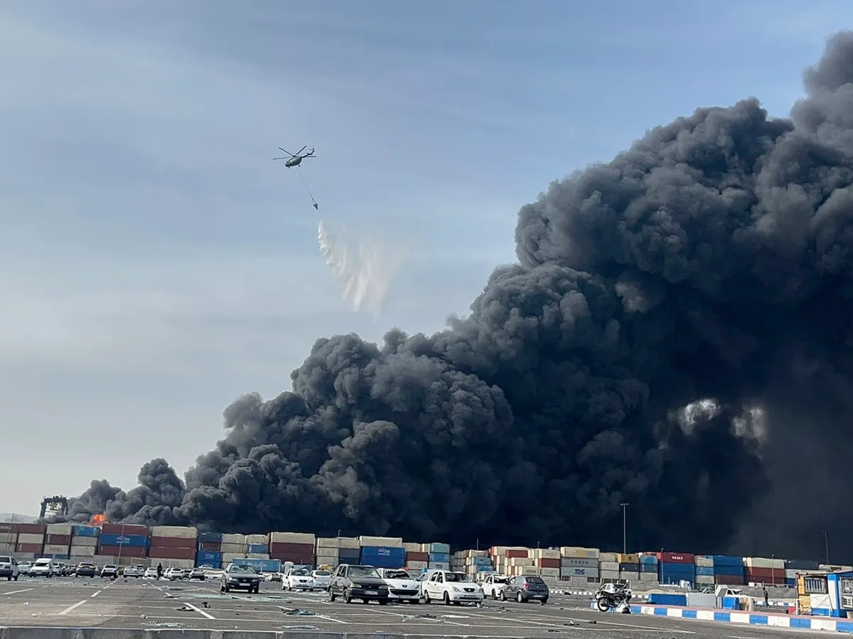 Explozie chimică uriașă, în cel mai mare port din Iran: Cel puțin 18 morți și 700 răniți - Foto: Profimedia Images