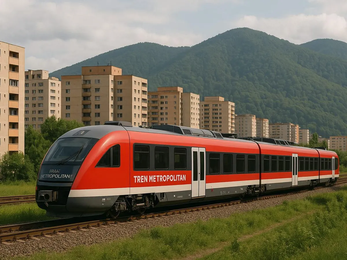 Proiect de tren metropolitan de 238.000.000 €, pe 3 direcții, în jurul Brașovului. Gata în 2029? - Foto: Facebook / Adrian Ioan Veştea