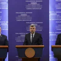 Liderii coaliției de guvernare au prezentat pachetul de măsuri "Sprijin pentru România". / Inquam Photo / Octav Ganea