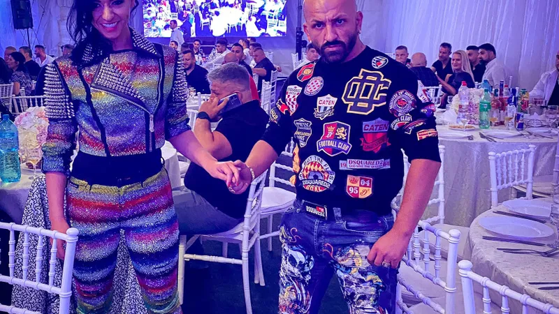 Faraonul de la Madrid la botezul băiatului lui Mircea Nebunu Foto: Facebook