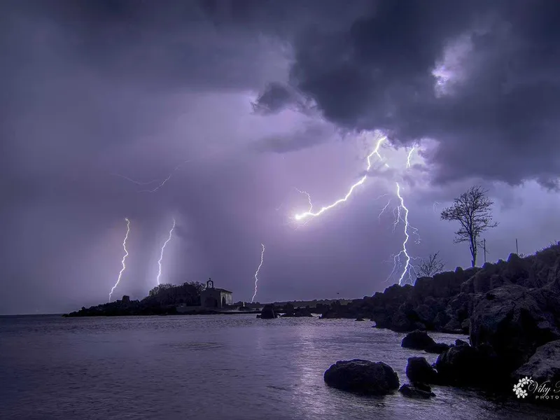 Fenomene meteo extreme în Grecia/Foto: Twitter