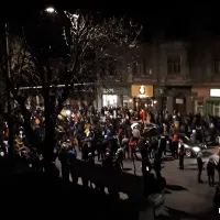 Ce vedea pe geam pacientul cu COVID internat la Spitalul CFR Brașov. Sursă: Facebook