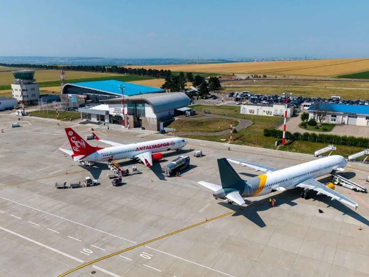 Record la Aeroportul Suceava! Peste 108.000 de pasageri în august, cel mai mare trafic din istorie