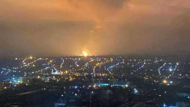 Un oleoduct din Lugansk a explodat. Serviciile ucrainene: Spioni ruși au minat obiective strategice. / Foto: california18.com