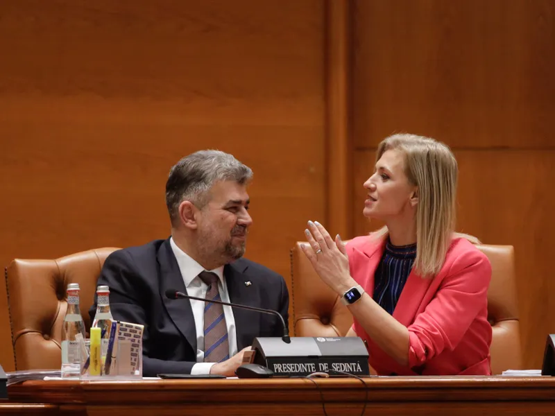 Liderul PSD, Marcel Ciolacu, revine cu varianta privind impozitarea pensiilor speciale - Foto: Inquam Photos / George Călin