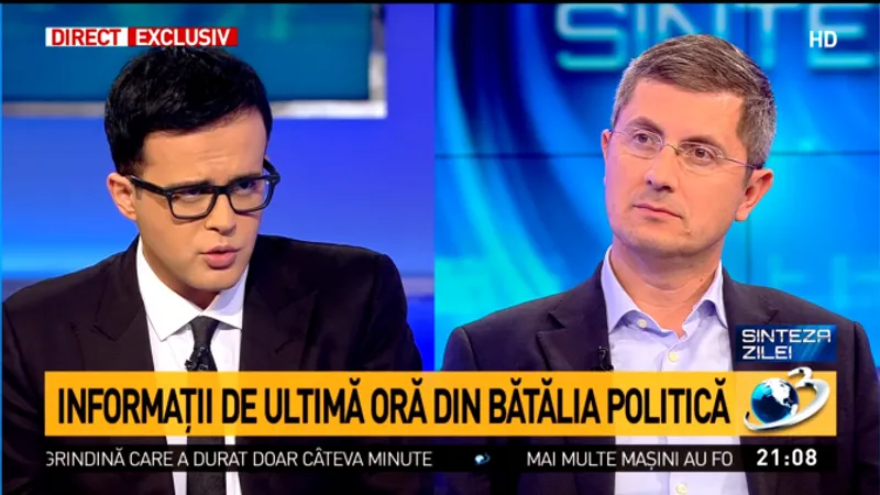 Dan Barna la Sinteza Zilei, în 28 mai 2019 Foto: Captură video