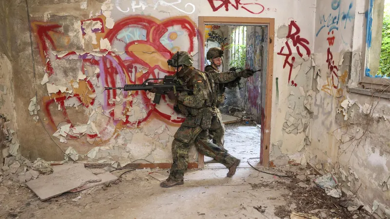 Militari în exercițiu