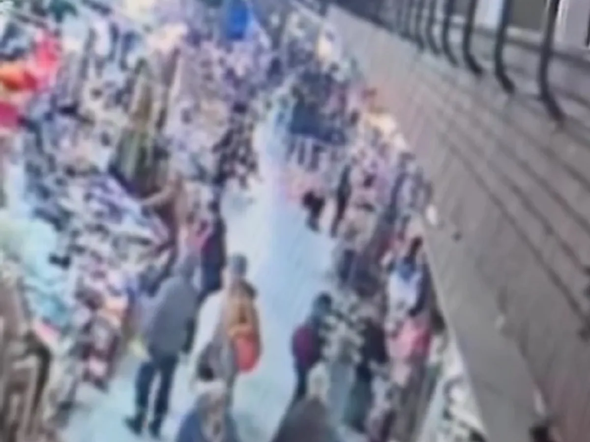 Imagini din Piața Obor - Foto: camere de supraveghere