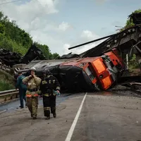 Tren distrus în Ucraina - Foto: Profimedia Images (Imagine cu rol ilustrativ)
