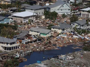 Dezastrul lăsat în urmă de uraganul Ian în Florida: „Aș spune că 90% din insulă a dispărut” - FOTO: Profimedia