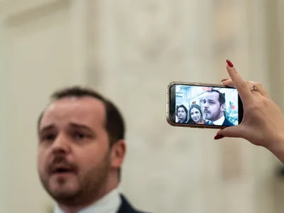 Alexandru Rogobete, ministrul Sănătăţii, la moţiunea simplă împotriva sa - Foto: INQUAM PHOTOS/Alexandru Nechez