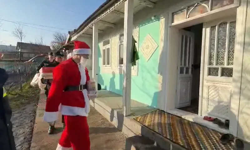 Moș Crăciun - Foto: captură Facebook/ DSU