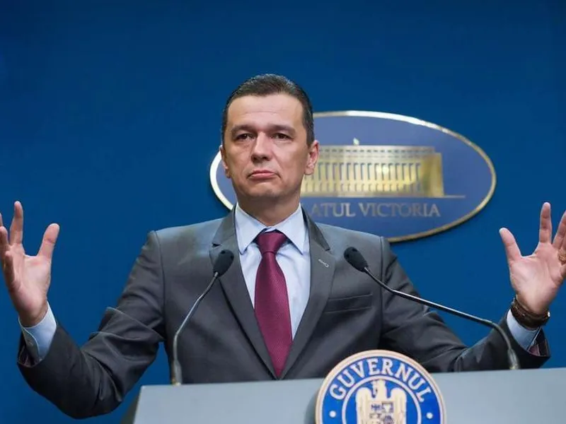 Ministrul Transporturilor şi Infrastructurii Sorin Grindeanu- Foto: GOV.RO