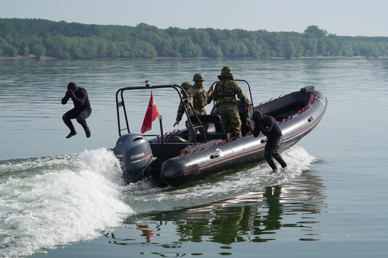 Operațiuni de securizare a Dunării, la Calafat - Foto: Redacția Mass-Media a Forțelor Navale (imagine cu rol ilustrativ)