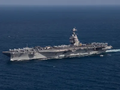 USS Gerald R. Ford - FOTO hU.S. Navy photo by Mass Communication Specialist 2nd Class Jackson Adkins