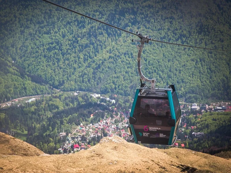 Gondola din Sinaia circulă doar până la Cota 1400 - Foto: Facebook/Primaria Sinaia - rol ilustrativ