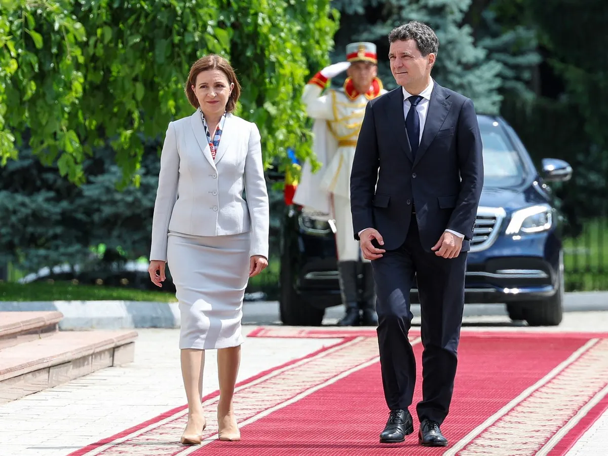 Maia Sandu și Nicușor Dan - Foto: Profimedia images