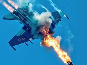 Premieră mondială. O dronă maritimă a doborât un avion rusesc Su-30 deasupra Mării Negre - Foto: X/ @Ukrinform_News