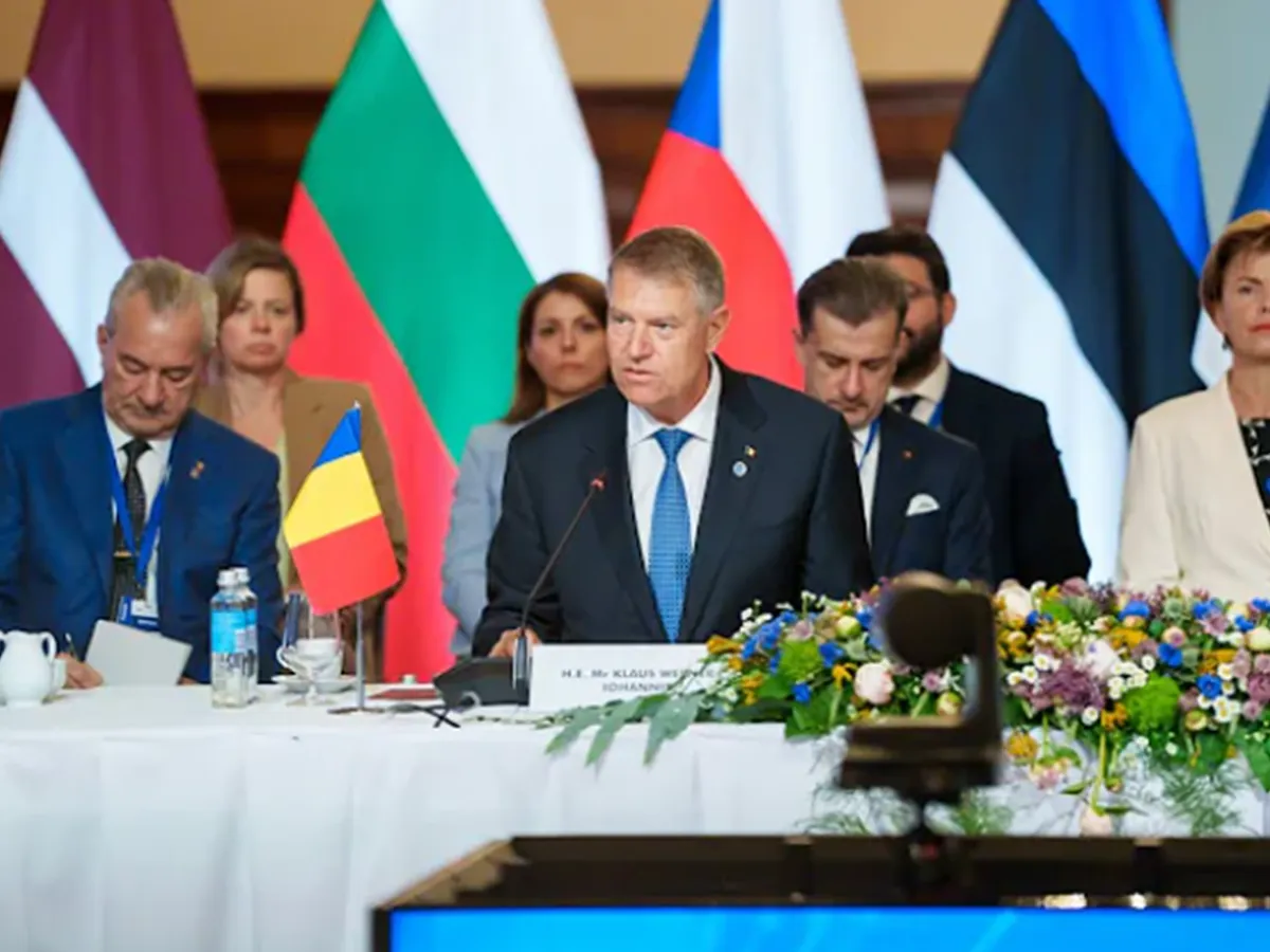 Iohannis avertizează că Rusia va fi în continuare cel mai mare risc pentru securitatea europeană - Foto: Administraţia Prezidenţială / YouTube