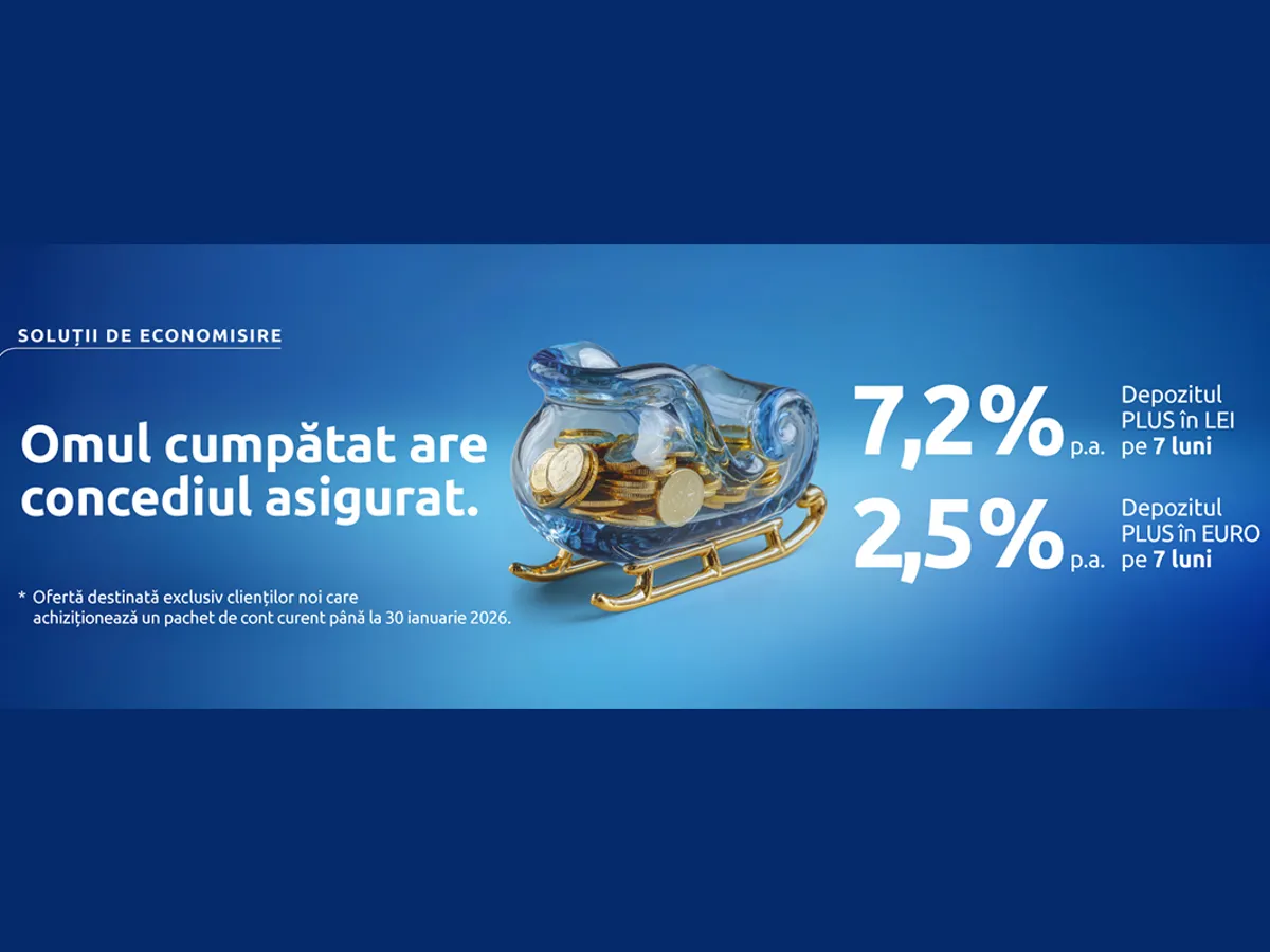 Economisești acum, te relaxezi la vară fără griji: Depozitul PLUS pe 7 luni cu dobânzi speciale de la Exim