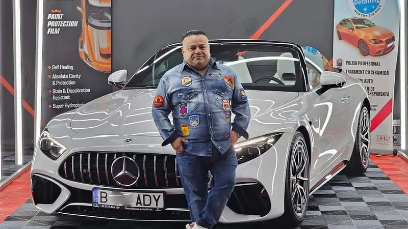 Adi Minune și-a tras bolid cabrio de 200.000 € și are mare grijă de el. Detailing, de mii € - Foto: Facebook/Bogdan Detailing București