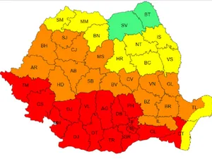 Avertizare de căldură extremă în sudul țării. A fost emis Cod Roșu de caniculă - Foto: ANM