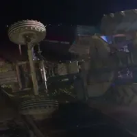 Accident grav în România. Un tren și un tractor s-au ciocnit. Ce se întâmplă acum cu victimele - FOTO: ISU Vaslui(imagine cu rol ilustrativ)