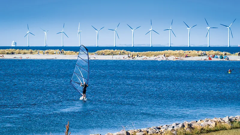 Turbine eoliene lângă Copenhaga