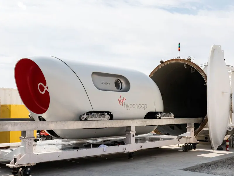 Capsula Virgin Hyperloop/FOTO: Virgin Hyperloop