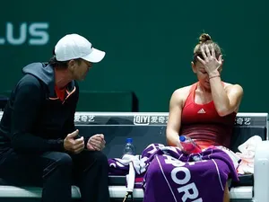 Simona Halep a renunțat recent la antrenorul Darren Cahil. Foto Getty Images